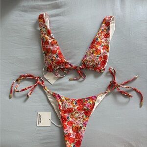 Monday Swimwear Floral Bikini set